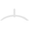 Ekena Millwork Archdale Architectural Grade PVC Gable Bracket, 108"W x 45"H x 4"D x 6"F, 10/12 Pitch GBP108X45X0406ARC00 - alternate 5